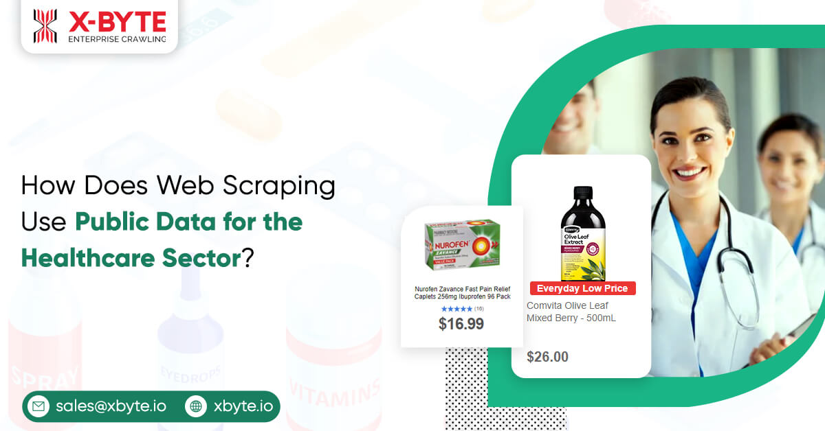 How Does Web Scraping Use Public Data For The Healthcare Sector