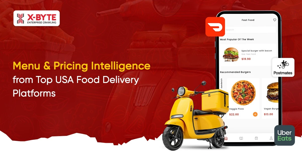 Menu & Pricing Intelligence from Top USA Food Delivery Platforms